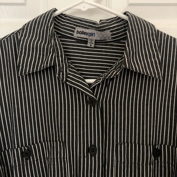 BaileyGirl Striped Shirt Dress - Picture 3 of 16
